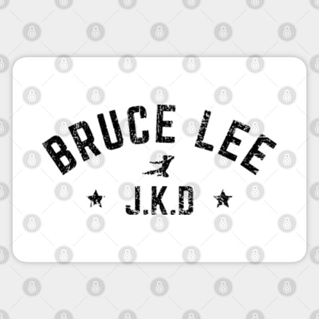 Jeet Kune Do Kick distressed Sticker by KingsLightStore